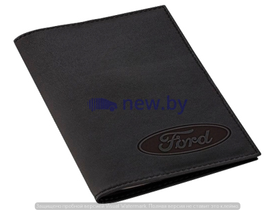 Обложка для автодокументов Ford Document Case Black, артикул 34669730