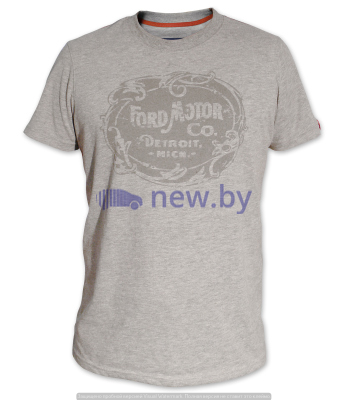 Мужская футболка Ford Heritage T-Shirt, Men, Grey, артикул 35020846