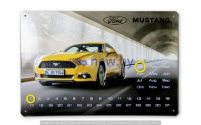 Настенный календарь Ford Mustang, артикул 36000394