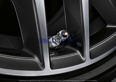 Комплект из 4-х колпачков на нипель BMW M Valve Stem Caps, артикул 36122447402