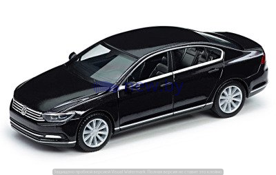 Модель автомобиля Volkswagen Passat B8 Saloon, Scale 1:87, Black, артикул 3G5099301C9X