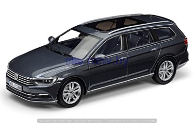 Модель автомобиля Volkswagen Passat Estate B8, Scale 1:43, Indium Grey Metallic, артикул 3G9099300AR7H
