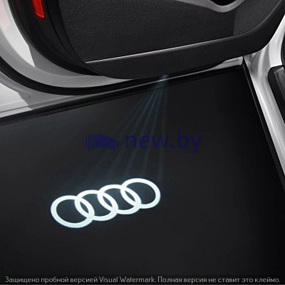 Светодиодная подсветка порогов, кольца Audi LED rings for entry area, set of two, артикул 4G0052130G