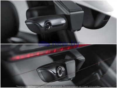 Оригинальный видеорегистратор Audi, две видеокамеры (спереди и сзади), артикул 4G0063511G