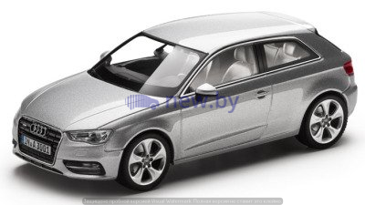 Модель Audi A3, Ice silver, 2013, Scale 1 43, артикул 5011203013