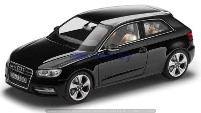 Модель Audi A3, Phantom black, 2013, Scale 1 43, артикул 5011203033