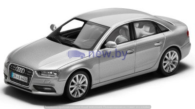 Модель Audi A4, Ice silver, Scale 1 43, артикул 5011204113