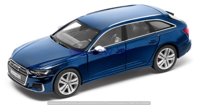 Масштабная модель Audi S6 Avant Limited, Navarra Blue, Scale 1:43, артикул 5011816231