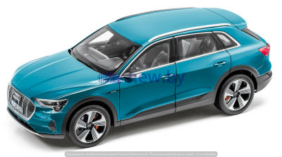 Модель электромобиля Audi e-tron, Antigua Blue, Scale 1:18, артикул 5011820651