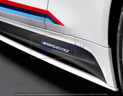 Комплект из двух наклеек BMW ///M Performance Sticker Set 2, артикул 51142413970