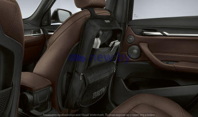 Карман на спинку сиденья BMW Backrest Bag, Black, артикул 52122303033