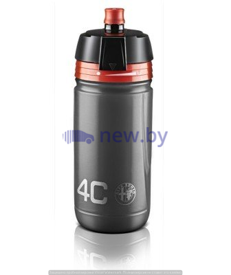 Бутылочка для воды Alfa Romeo 4C Flask In Plastic Non Toxic, Black, артикул 5916738