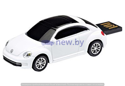 Флешка Volkswagen Beetle USB Flash drive 4Gb, White Candy, артикул 5C0087620B9A
