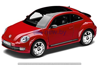 Модель автомобиля Volkswagen Beetle, Tornado Red, Scale 1:18, артикул 5C1099302ANA