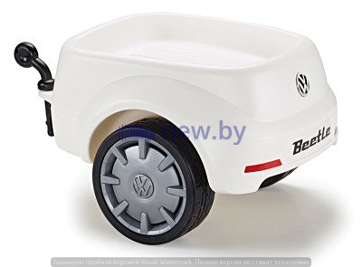 Прицеп к детскому автомобилю Volkswagen Junior Beetle, White, артикул 5DA087502