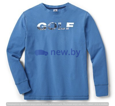 Мужской легкий джемпер Volkswagen Golf Men's Sweater, Blue, артикул 5G0084132A274