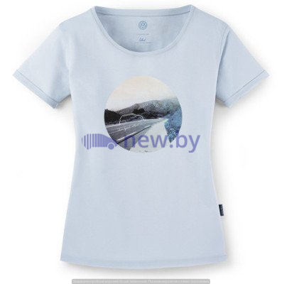 Женская футболка Volkswagen T-Shirt, Ladies, Think Blue, Light Blue, артикул 5G4084210287