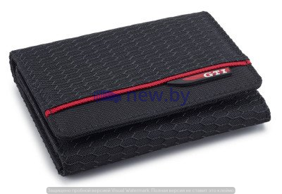 Кошелек Volkswagen GTI Wallet, Black, артикул 5GB087400041