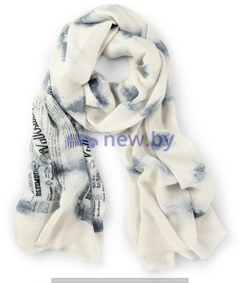 Шелковый шарф Volkswagen Silk Scarf, Think Blue, артикул 5GE084330287
