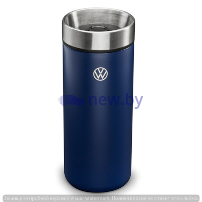 Термокружка Volkswagen Thermo Mug, Blue, артикул 5H0069604