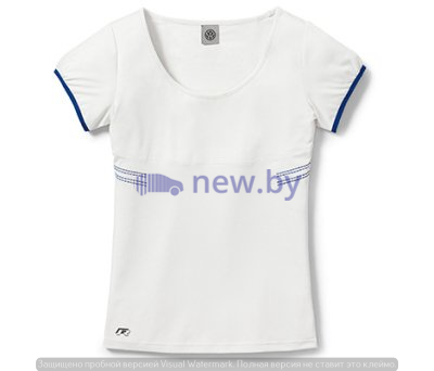 Женский топ Volkswagen R Outdoor Shirt, Ladies, Off White, артикул 5K3084213BRU8