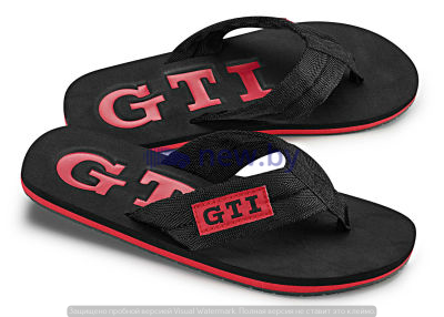 Шлепанцы-вьетнамки Volkswagen GTI Beach Sandals, артикул 5KA084350