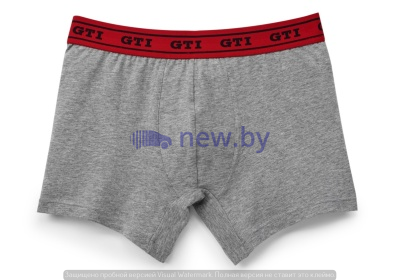 Мужские боксеры Volkswagen GTI Shorts-Boxers, Grey/Red, артикул 5KA084398A