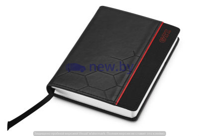 Записная книжка Volkswagen GTI Notebook, Black/Red, артикул 5KA087216