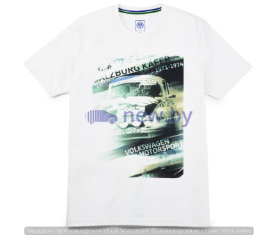 Мужская футболка Volkswagen Motorsport T-Shirt, Salzburg Beetle, Men's, Off White, артикул 5NG084200B080
