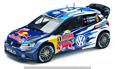 Модель автомобиля Volkswagen Polo R WRC, 1:18, Mikkelsen/Floene, артикул 6C1099302A