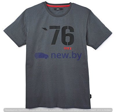 Мужская футболка Volkswagen GTI 76 T-Shirt, Mens, Grey, артикул 6CD084200A71N