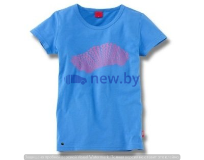 Женская футболка Volkswagen GTI 35 T-Shirt, Ladies, Blue, артикул 6R2084210HDM