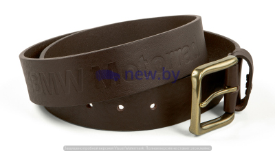 Кожаный ремень унисекс BMW Motorrad Belt, Unisex, Leather, Brown, артикул 76129898222