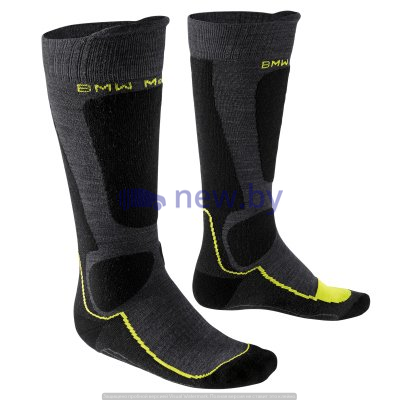 Термоноски BMW Motorrad Thermo functional sock, Anthracite/Yellow/Dark Gray, артикул 76248553611