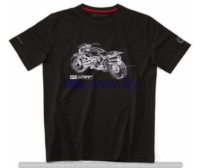 Футболка унисекс BMW Motorrad T-shirt Unisex, R nineT Scrambler, Black, артикул 76618392227