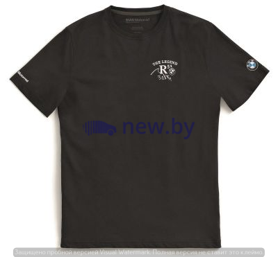 Футболка унисекс BMW Motorrad T-shirt, Legend R 51, Unisex, Black, артикул 76618403802