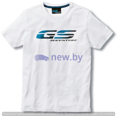Мужская футболка BMW Motorrad GS Adventure T-Shirt, Men, White, артикул 76818561192