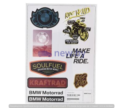 Комплект наклеек BMW Motorrad Style Roadster Stickers Set, артикул 76868561183