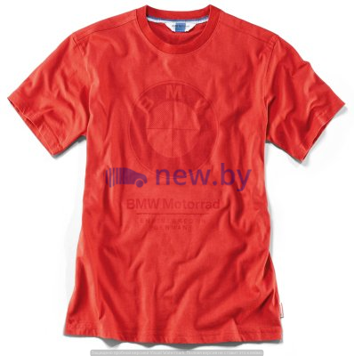 Мужская футболка BMW Motorrad Logo T-shirt Men, Red, артикул 76898351080