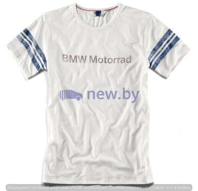 Мужская футболка BMW Motorrad T-shirt Men, White, артикул 76898351232