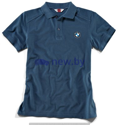 Мужская рубашка-поло BMW Motorrad Logo Classic Polo Shirt, Men, Blue, артикул 76898351582