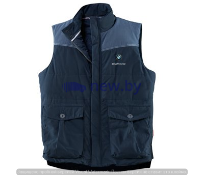 Мужской жилет BMW Motorrad Logo Vest, Men, Blue, артикул 76898351694