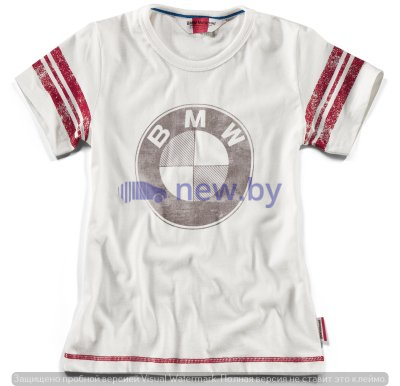Детская футболка BMW Motorrad Logo T-Shirt Kids, Off White, артикул 76898352598