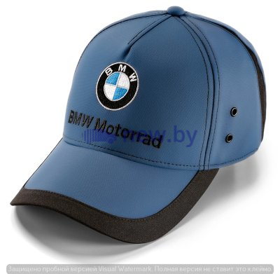 Бейсболка BMW Motorrad Sport Baseball Cap, Blue/Black, артикул 76898352736