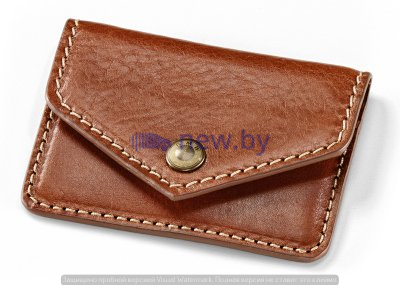 Кожаная визитница BMW Motorrad Business Card Holder, Brown, артикул 76898352975