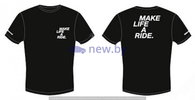 Мужская футболка BMW Motorrad T-shirt Men, Make Life A Ride, Black, артикул 76898559194