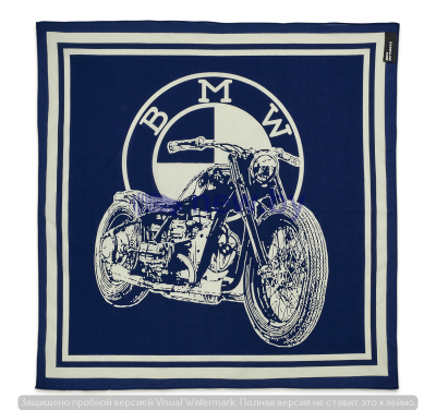 Бандана BMW Motorrad Berlin Built Bandana, Blue, артикул 76899446326