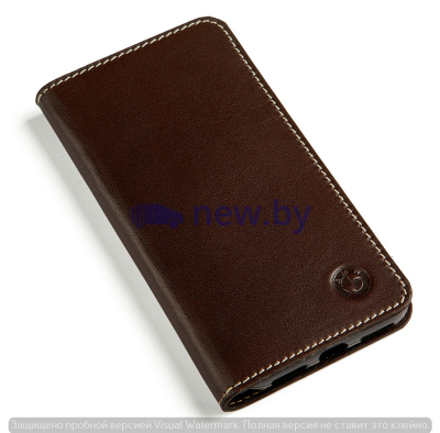 Кожаный футляр для смартфона BMW Motorrad Leather Smartphone Case, Dark Brown, артикул 76899898246