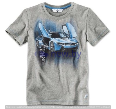 Детская футболка BMW i T-Shirt with i8 Print, Kids., артикул 80142411520