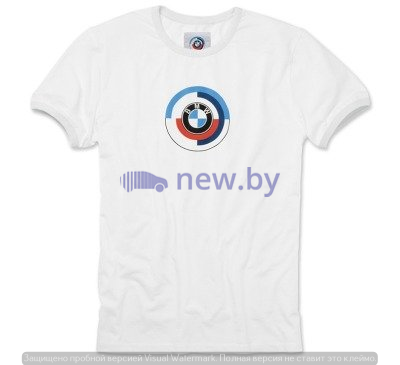 Мужская футболка BMW Motorsport Heritage T-Shirt, White, артикул 80142445938